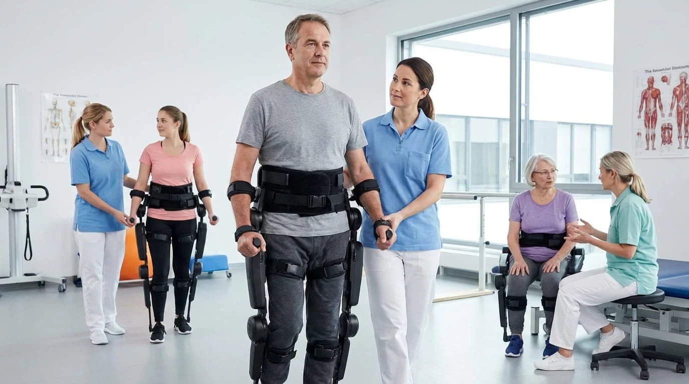gait exoskeleton rehabilitation patient groups
