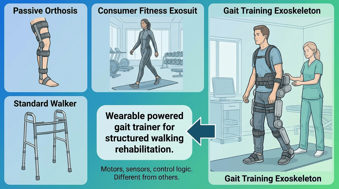 gait training exoskeleton definition