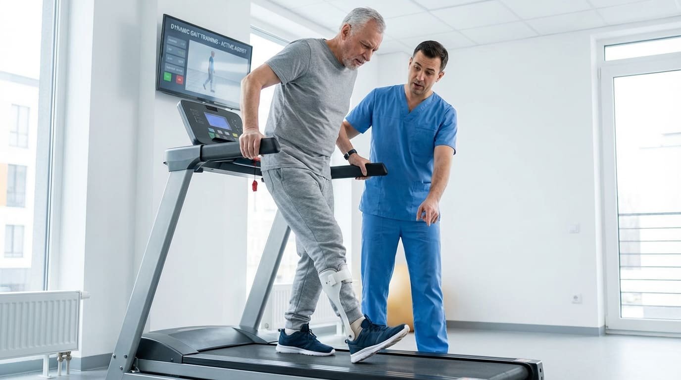traditional passive AFO limits in gait training